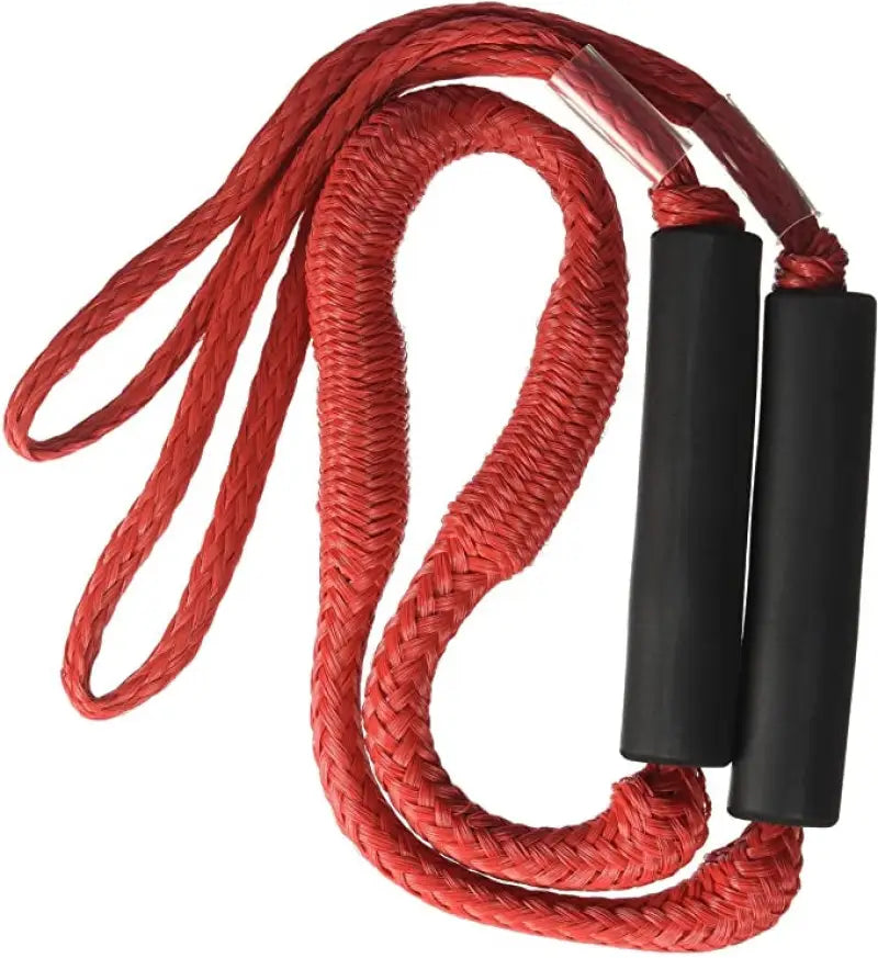 Red braided dock buddy rope with black handles for DB4-RD Greenfield 4Ft Dock Buddy