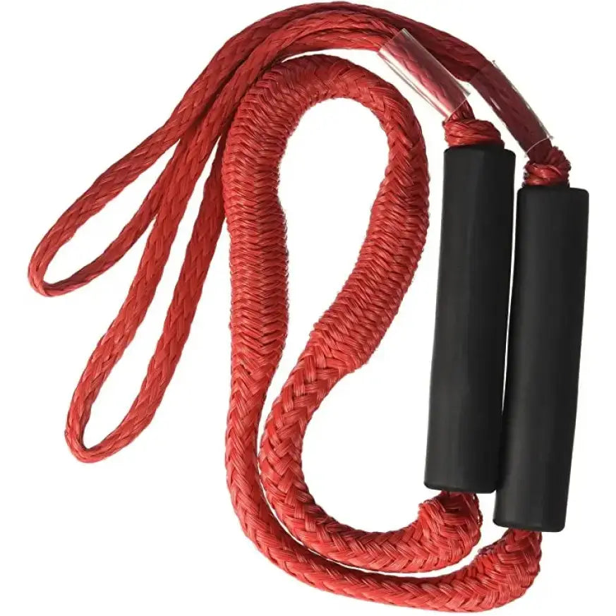 Red braided dock buddy rope with black handles for DB4-RD Greenfield 4Ft Dock Buddy