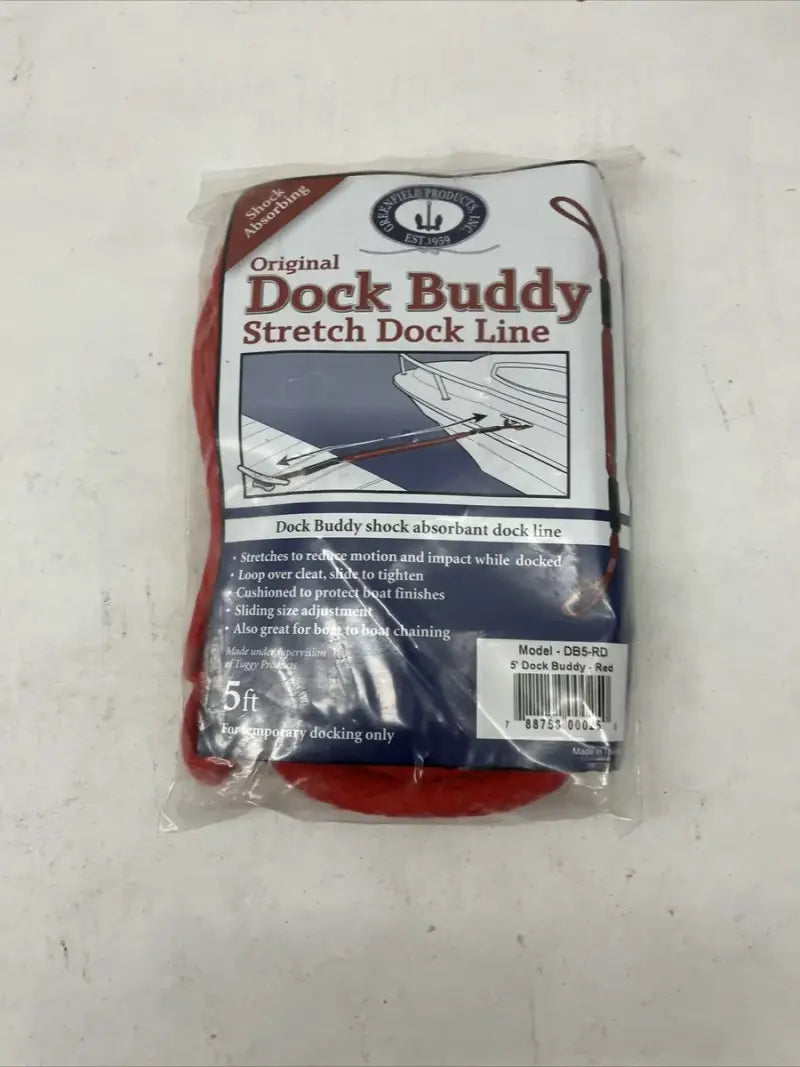 DB5-RD Greenfield 5Ft Dock Buddy - Red - Boat Line