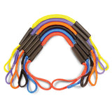 Colorful looped rope lanyards with black grips for DB5-Y Greenfield 5Ft Dock Buddy
