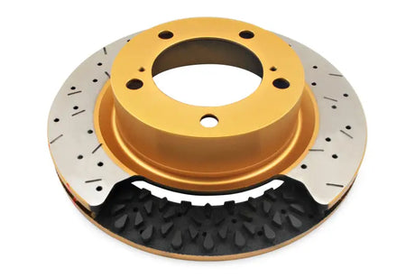 DBA 02-07 Subaru WRX STi 10 Stud Hole Rear Drilled & Slotted Street Series Rotor - Truck Automotive