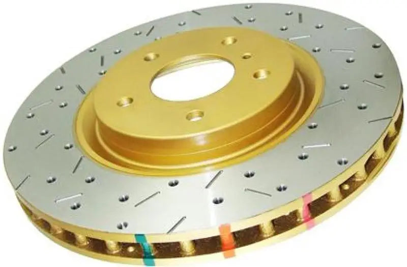 DBA 04-17 Subaru WRX STi Rear Crossdrilled & Slotted 4000 XS Series Rotor - Truck Automotive