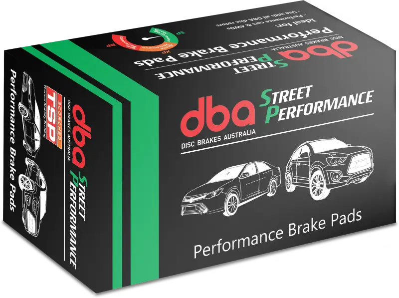 DBA Street Performance brake pads box for Subaru WRX SP500 front brake pads