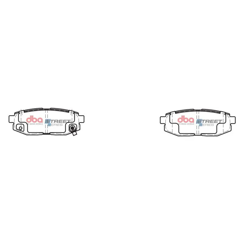 DBA DB1789SS DBA 13-23 Subaru BRZ (w/o Brembo Brakes) Rear Street Series Brake Pads