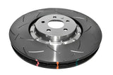 High-performance DBA series slotted rotor with silver hat for VW GTI front brake upgrade