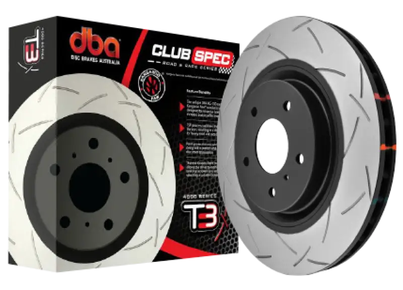 DBA 2020 + Chevrolet Corvette C8 J55 Z51 Front Slotted 4000 Series Rotor - Truck & Automotive