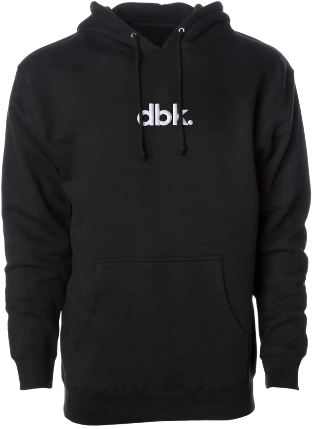 Dbk Basics Hoodie Black Lg - DBK