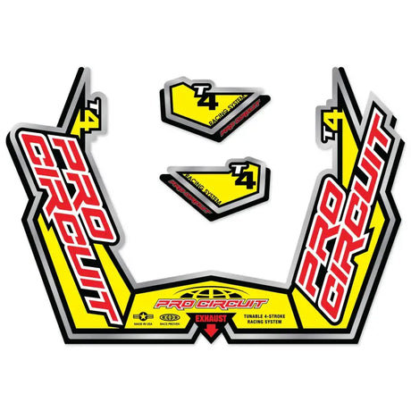 DC09T4GP T4 Gp Sticker Kit Replacement Muffler Stickers