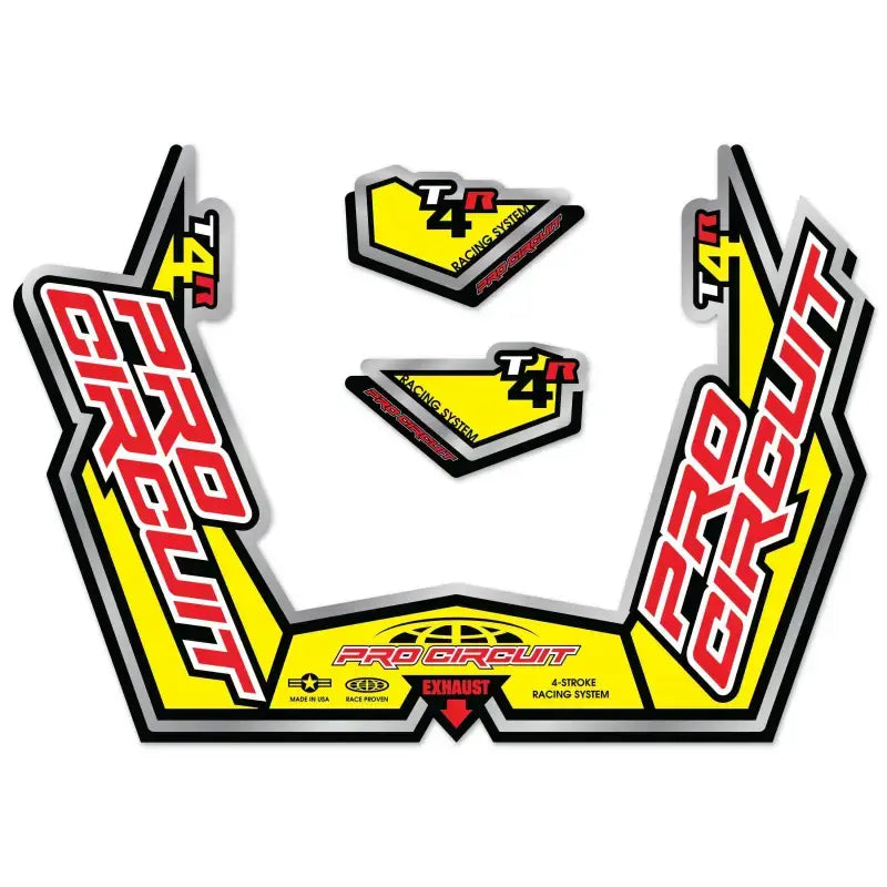 DC09T4GPR T4 Gpr Sticker Kit Replacement Muffler Stickers