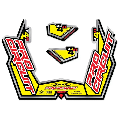 DC09T4GPR T4 Gpr Sticker Kit Replacement Muffler Stickers