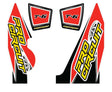 DC14T6-YZ250F T 6 Wrap/End Cap Decals Yz250f Replacement Muffler Stickers