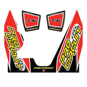 DC14T6-YZ450F T 6 Wrap/End Cap Decal Yz450f Replacement Muffler Stickers