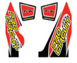 DC14TI6-YZ250F Ti 6 Wrap/End Cap Decal Yz250f Replacement Muffler Stickers