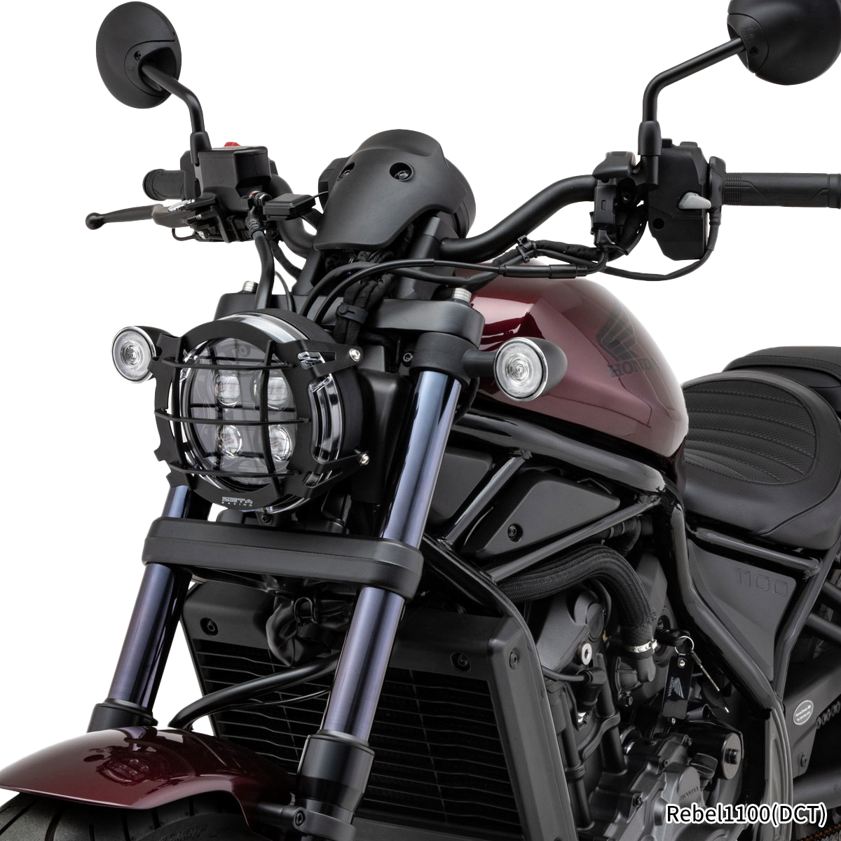 Zeta Headlight Guard Illumination ZE52-4130 - Black