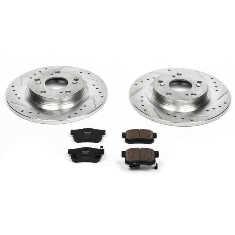 PowerStop K2310 Power Stop 00-09 Honda S2000 Rear Z23 Evolution Sport Brake Kit