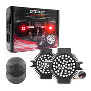 XKGLOW XK1157F-RR-S XK Glow Motorcycle Rear LED Turn Signal Kit - Flat Style Smoked Lenses