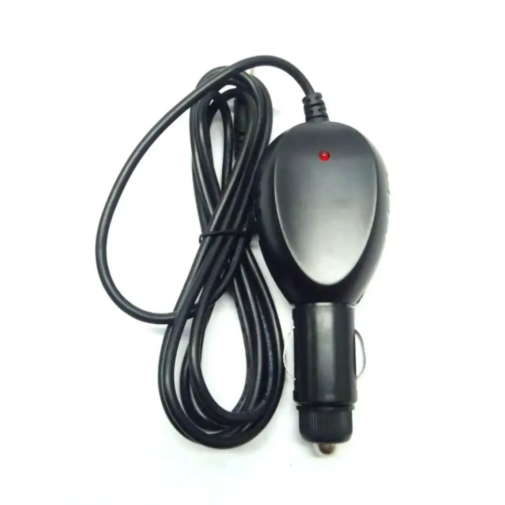 Black Audiovox 12V cable cigarette plug with indicator light for car charger use