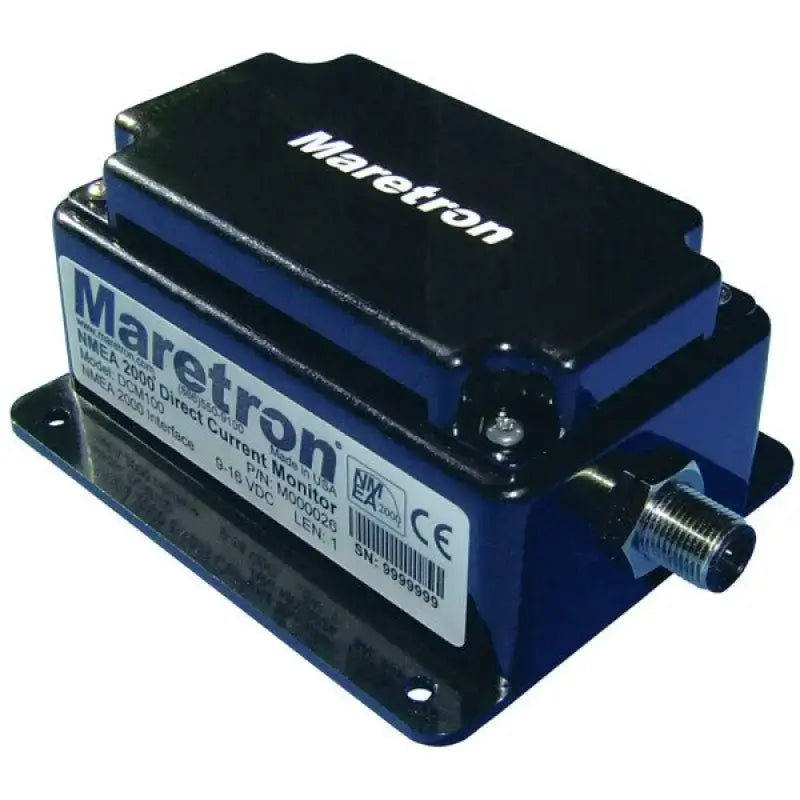 Maretron DC Power Monitor DCM100-01 showing NMEA 2000 power monitor system