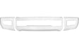 Gloss white bumper overlay with fog light openings for DD0310 Ecoological Bumper