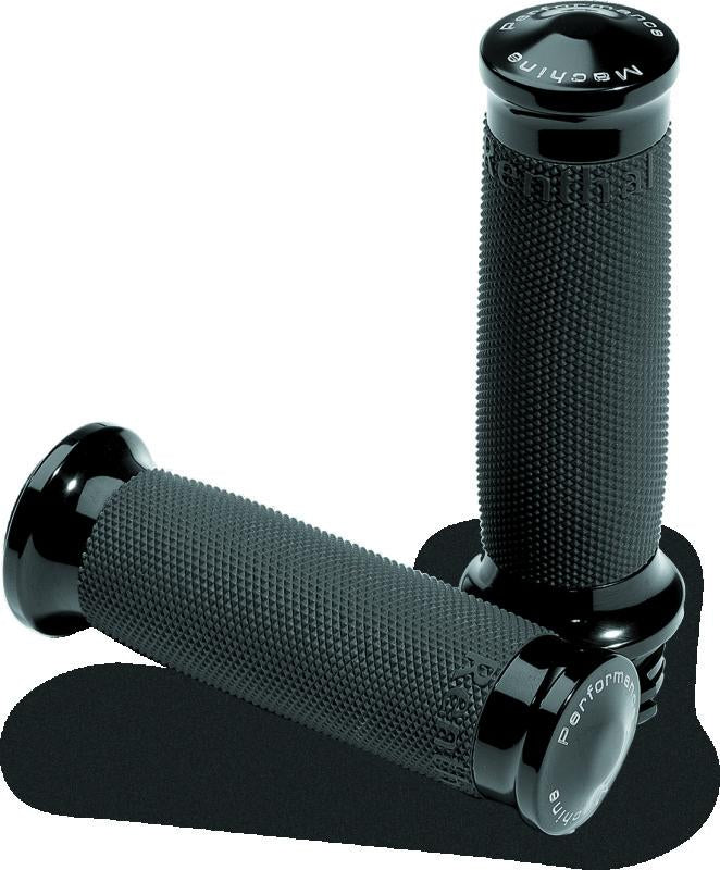 Performance Machine 0063-2020-B Performance Machine Contour Renthal Wrapped Grips - Black