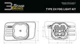 Diode Dynamics SS3 Type CH LED Fog Light Kit Pro - White SAE Fog - DD7297