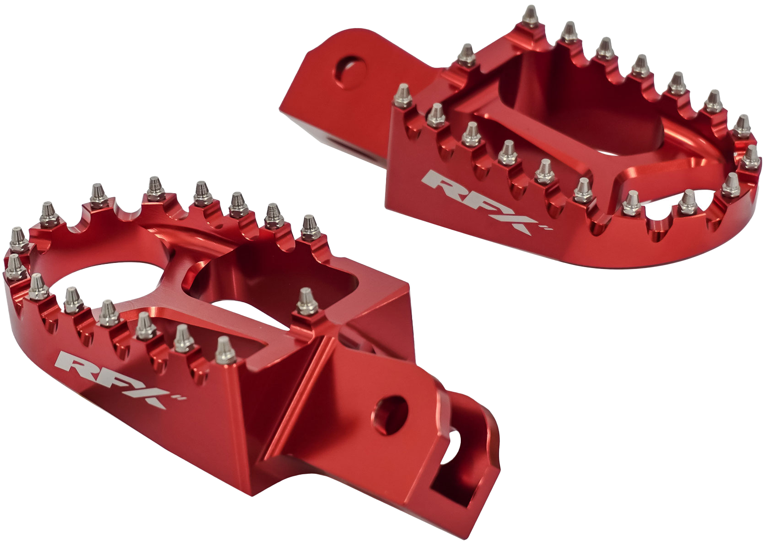 RFX PRO Series Aluminum Footpegs Foot Controls FXFR 10200 99RD - Red SUR-RON