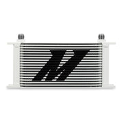 Mishimoto MMOC-19WT Mishimoto Universal 19 Row Oil Cooler Kit - White