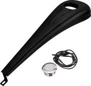 BAGGERNATION DDK-S-08-OEM-B Dresser Dash Kit 6 Gallon Tank Gloss Black `08 21 Flh/T