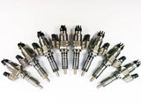 Ten fuel injectors from DDP Duramax LB7 reman injector set for Diesel performance
