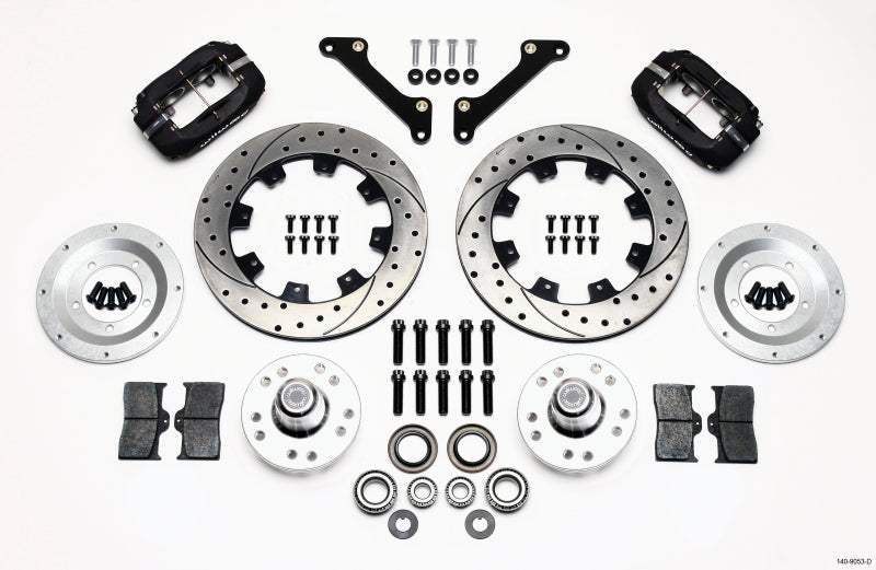 Wilwood 140-9053-D Wilwood Forged Dynalite Front Kit 12.19in Drilled 79-81 Camaro