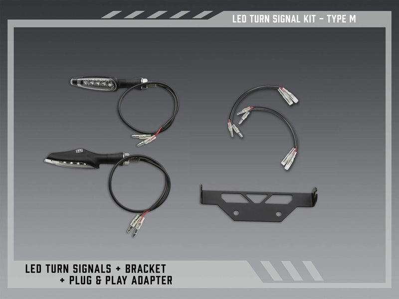 Yoshimura Fender Eliminator V2 Body 075BG-STD-M-K - FE Stnd Led Turn Sig Kit