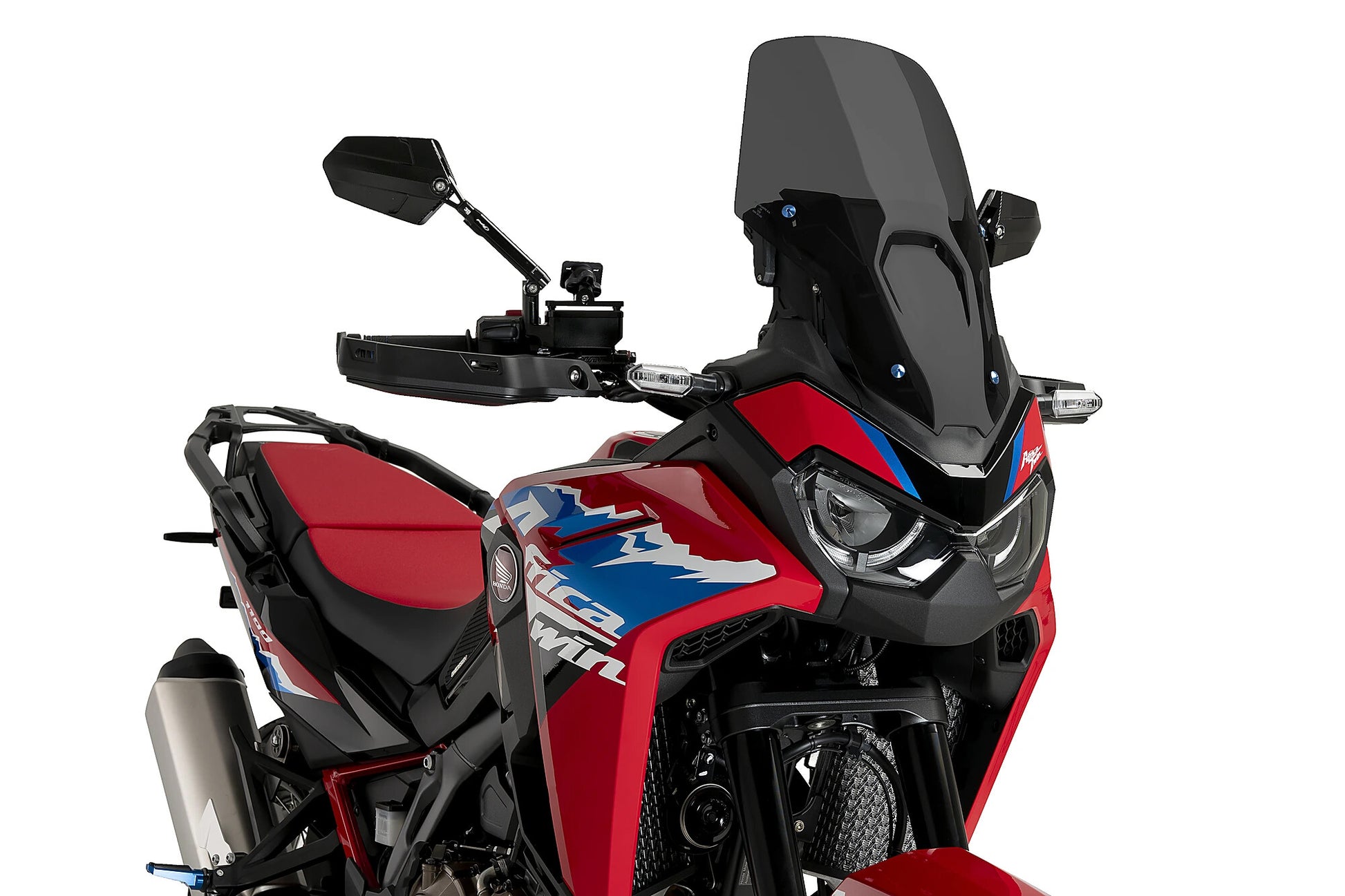 Puig Racing Windscreen Windshield/Windscreen 21395F - Smoke Touring Dark