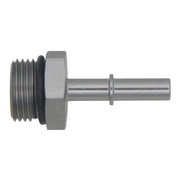 DeatschWerks 10AN ORB Male to 5/16in EFI Quick Connect Adapter - Anodized DW Titanium