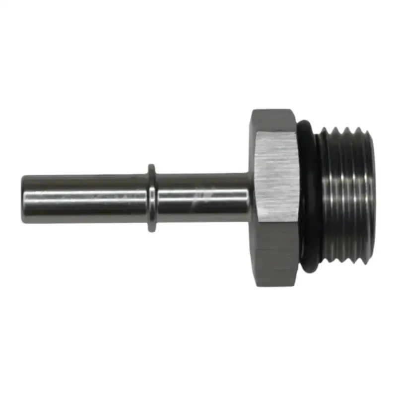 DeatschWerks 10AN ORB Male to 5/16in EFI Quick Connect Adapter - Anodized DW Titanium