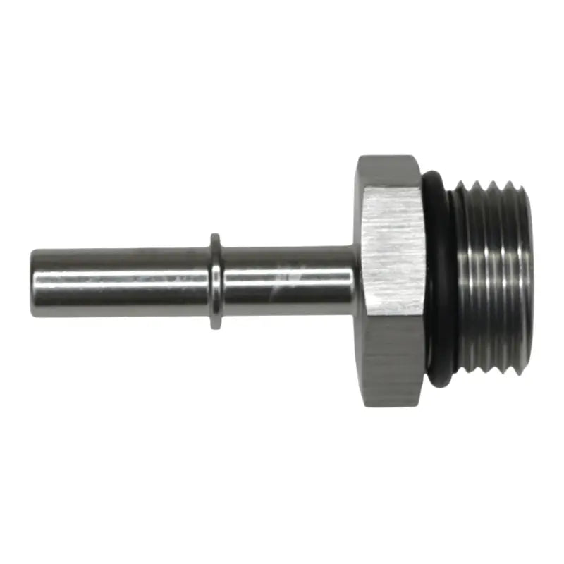 DeatschWerks 6-02-0124 DeatschWerks 10AN ORB Male to 5/16in Male EFI Quick Connect Adapter - Anodized DW Titanium