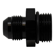DeatschWerks 6-02-0406-B DeatschWerks 10AN ORB Male to 8AN Male Flare Adapter (Incl O-Ring) - Anodized Matte Black