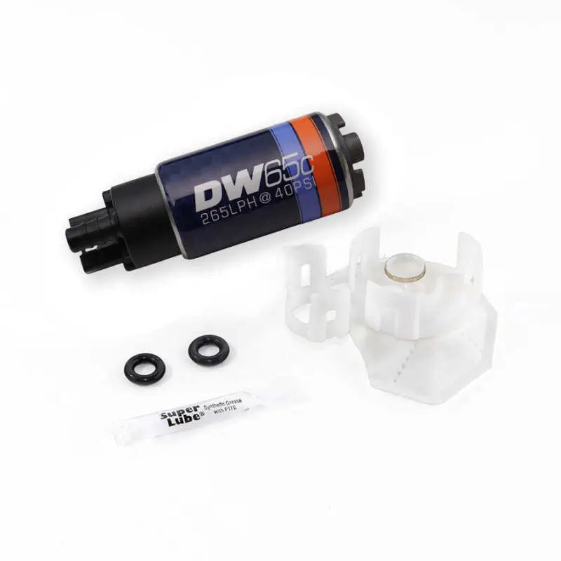 DeatschWerks 9-651-1026 DeatschWerks 265 LPH Compact In-Tank Fuel Pump w/ Set Up Kit 08-15 Mitsu EVO X, 06-13 MazdaSpeed 3/6