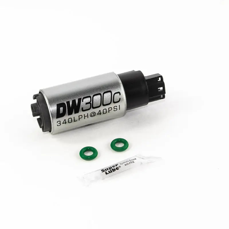 DeatschWerks 9-307-1009 DeatschWerks 340lph DW300C Compact Fuel Pump w/ 02-06 RSX Set Up Kit (w/o Mounting Clips)