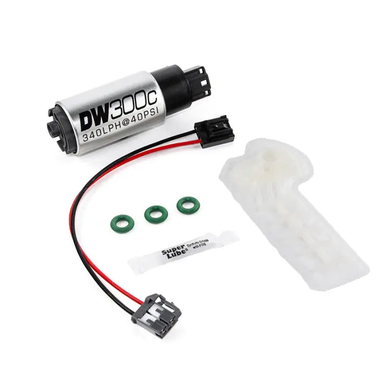 DeatschWerks 9-307-1010 DeatschWerks 340lph DW300C Compact Fuel Pump w/ 12+ Scion FR-S/BRZ / 15 WRX Set Up Kit