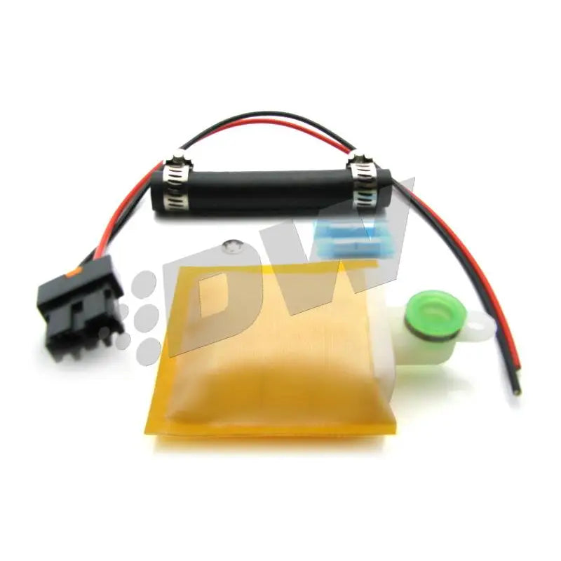 DeatschWerks 9-307-1000 DeatschWerks 340lph DW300C Compact Fuel Pump w/ Universal Install Kit (w/o Mounting Clips)