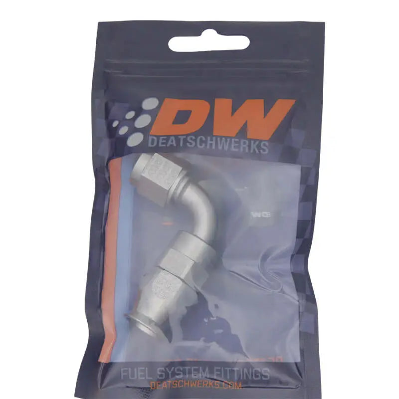 DeatschWerks 6-02-0852 DeatschWerks 6AN Female Swivel 90-Degree Hose End PTFE (Incl. 1 Olive Insert)