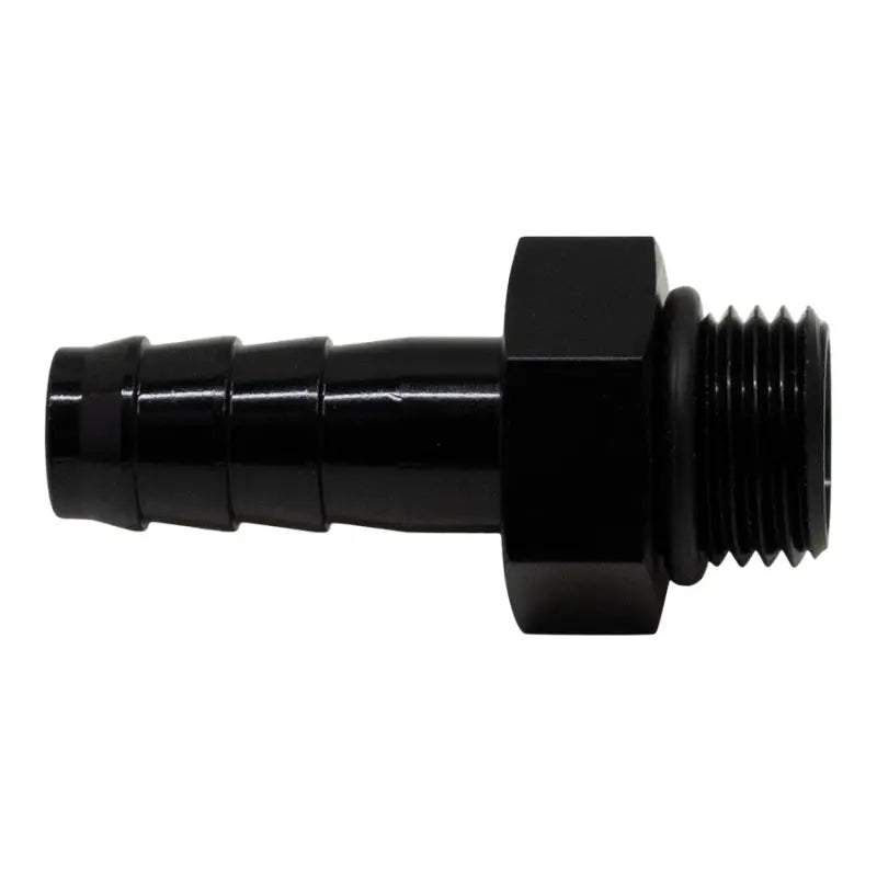 DeatschWerks 6-02-0501-B DeatschWerks 6AN ORB Male to 3/8in Male Triple Barb Fitting (Incl O-Ring) - Anodized Matte Black
