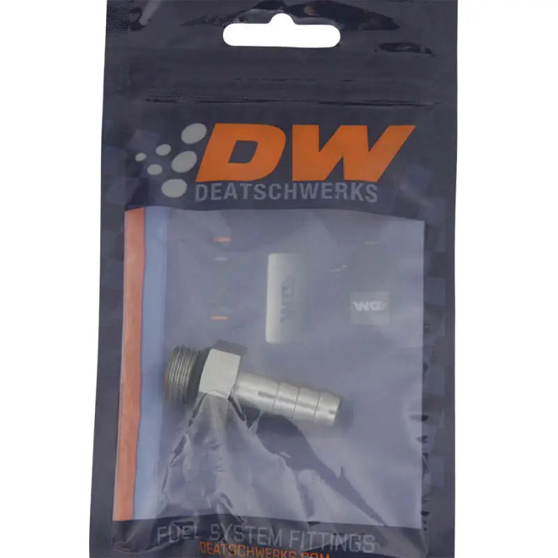 DeatschWerks 6-02-0501 DeatschWerks 6AN ORB Male To 3/8in. Male Triple Barb Fitting (Incl. O-Ring)