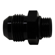 DeatschWerks 6-02-0405-B DeatschWerks 6AN ORB Male to 8AN Male Flare Adapter (Incl O-Ring) - Anodized Matte Black