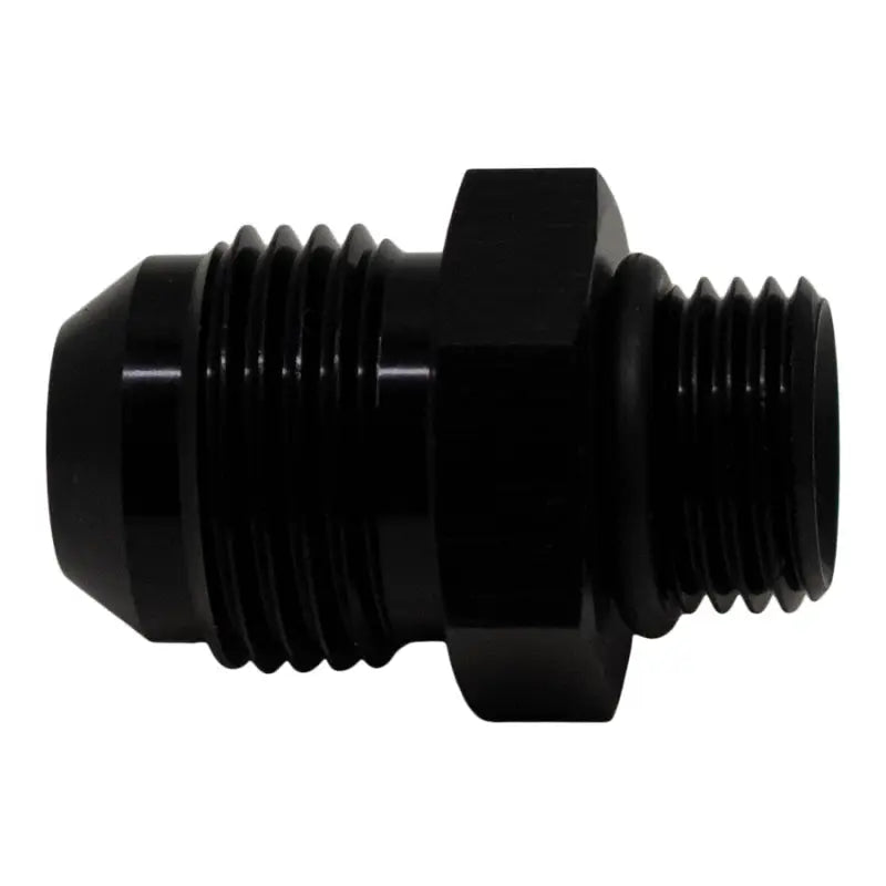 DeatschWerks 6-02-0405-B DeatschWerks 6AN ORB Male to 8AN Male Flare Adapter (Incl O-Ring) - Anodized Matte Black