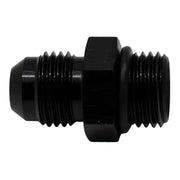 DeatschWerks 6-02-0404-B DeatschWerks 6AN ORB Male to 6AN Male Flare Adapter (Incl O-Ring) - Anodized Matte Black