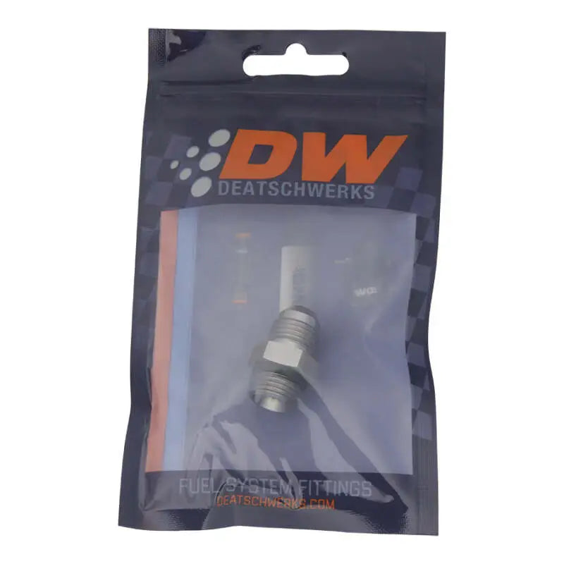 DeatschWerks 6-02-0404 DeatschWerks 6AN ORB Male To 6AN Male Flare Adapter (Incl. O-Ring)