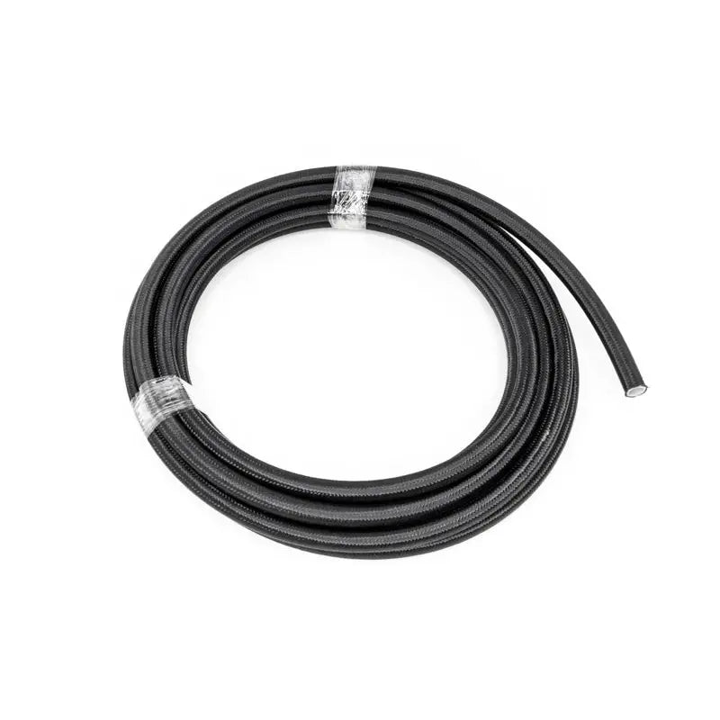 DeatschWerks 6-02-0865-20 DeatschWerks 8AN Black Nylon Braided PTFE Hose 20 Feet