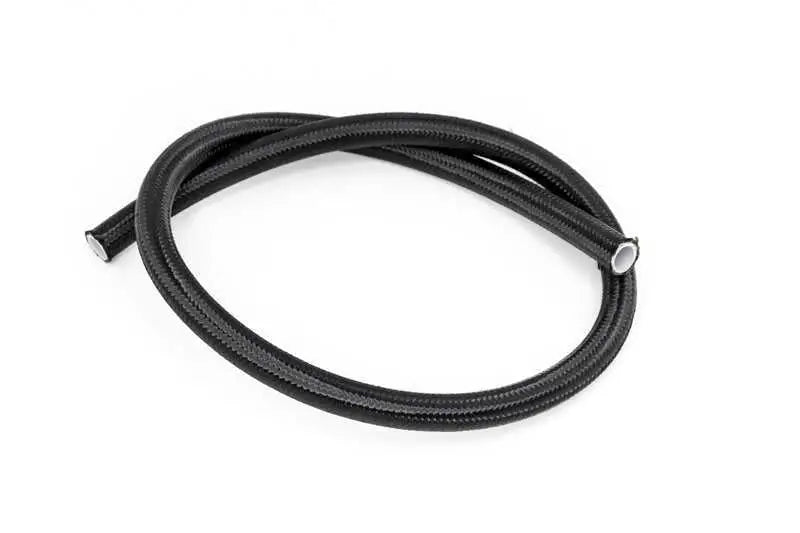 DeatschWerks DeatschWerks 8AN Black Nylon Braided PTFE Hose 3 Feet