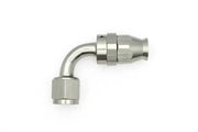DeatschWerks DeatschWerks 8AN Female Swivel 90-Degree Hose End PTFE (Incl. 1 Olive Insert)